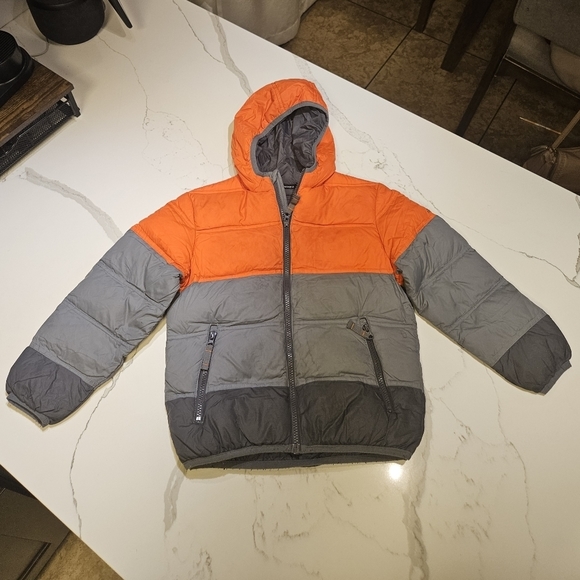 Toddler boy's snozu hooded winter down snow/outside/play jacket size 6T - Picture 2 of 3